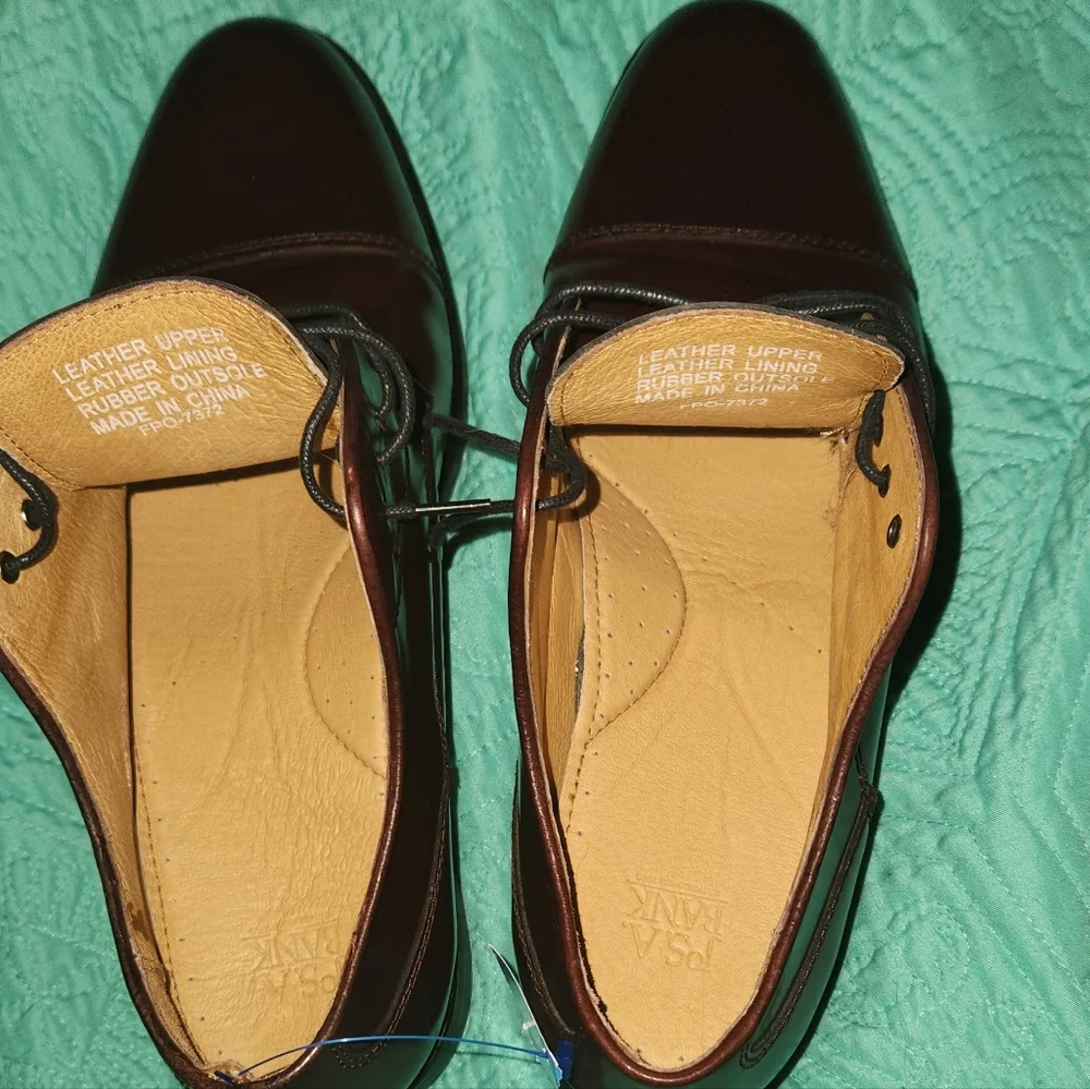 Classic Style Jos. A. Bank Brown Leather Cap Toe Oxfords – Size 10.5- MAKE OFFER